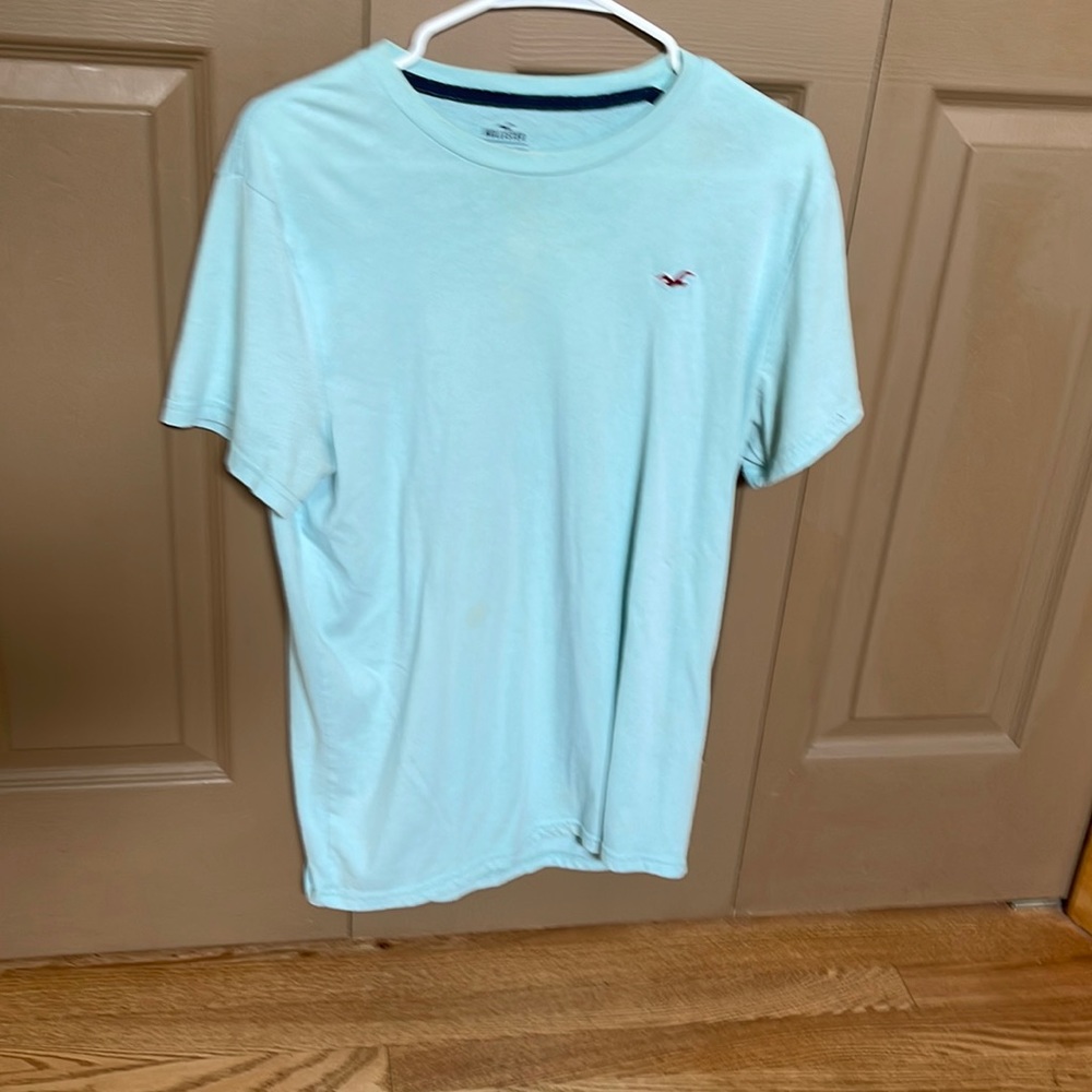 Medium light blue Hollister t shirt